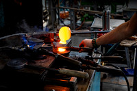 Eight Decades_hot glass at the Lalique factory_photo Karine Faby © James Turrell & Lalique & The Glenturret 2